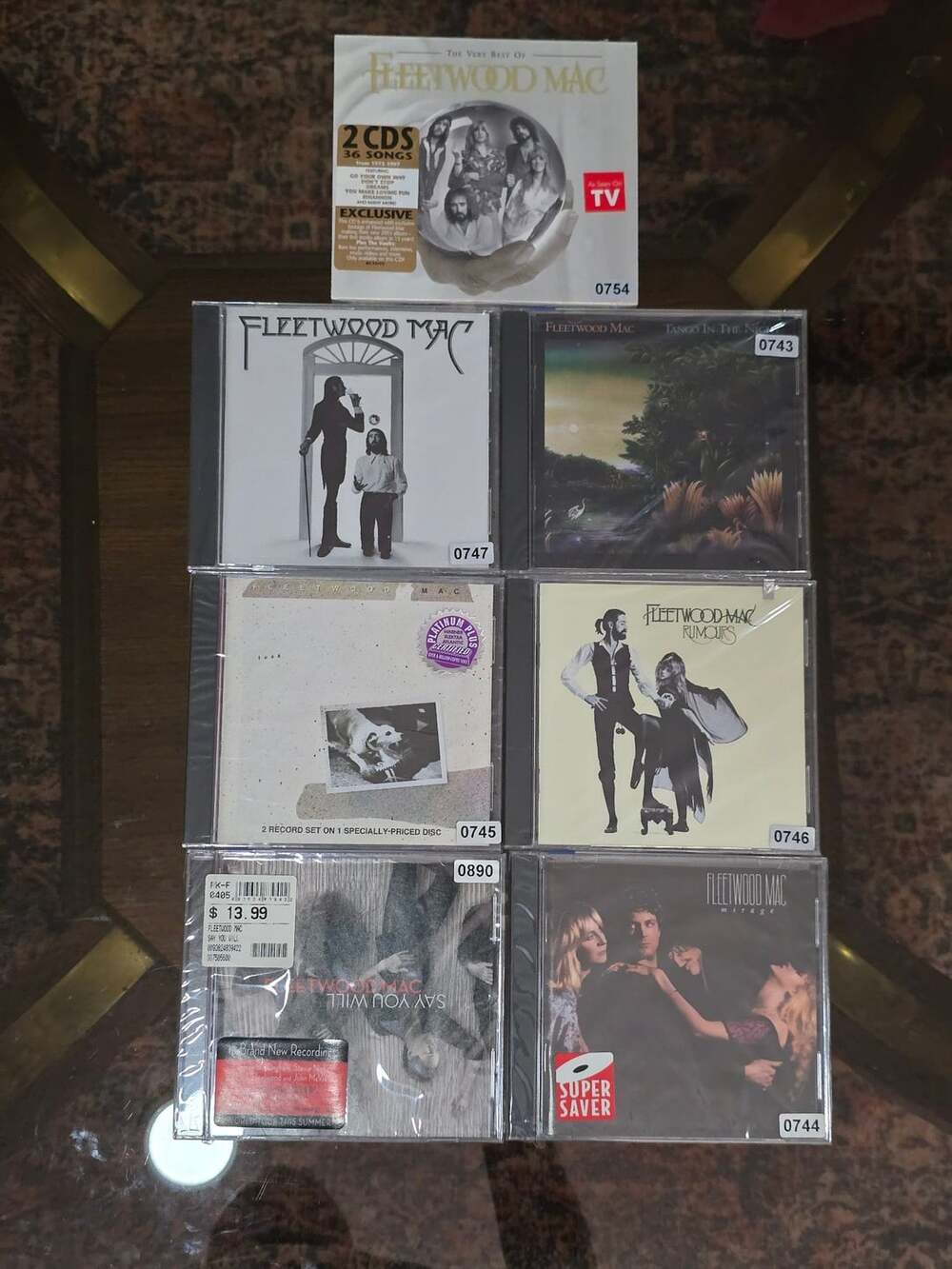 Fleetwood Mac 7 CD Lot SEALED Rumours Tusk Mirage Tango in the Night Very Best